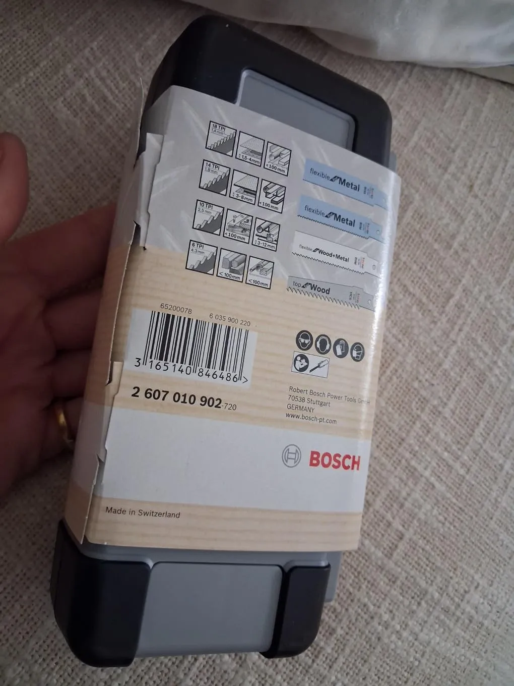 Bosch Expert ToughBox lame sega universale 20pz legno metallo