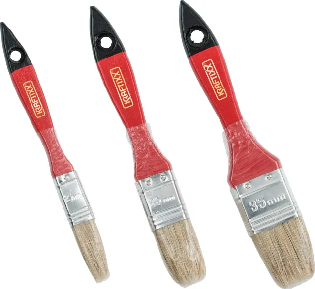KWB 030990 set 3 pennelli piatti smalto 15-35 mm