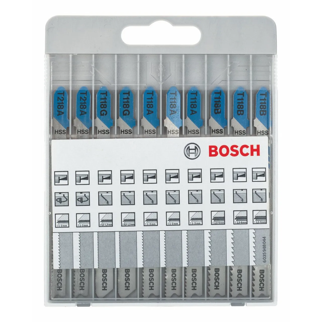 Bosch set lame seghetto alternativo per metallo