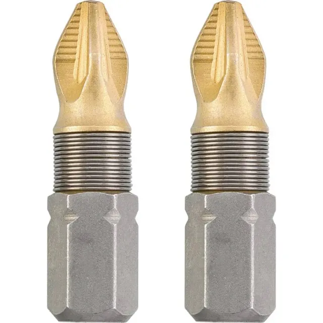 KWB 124101 bit PZ1 25 mm titanio 2 pezzi