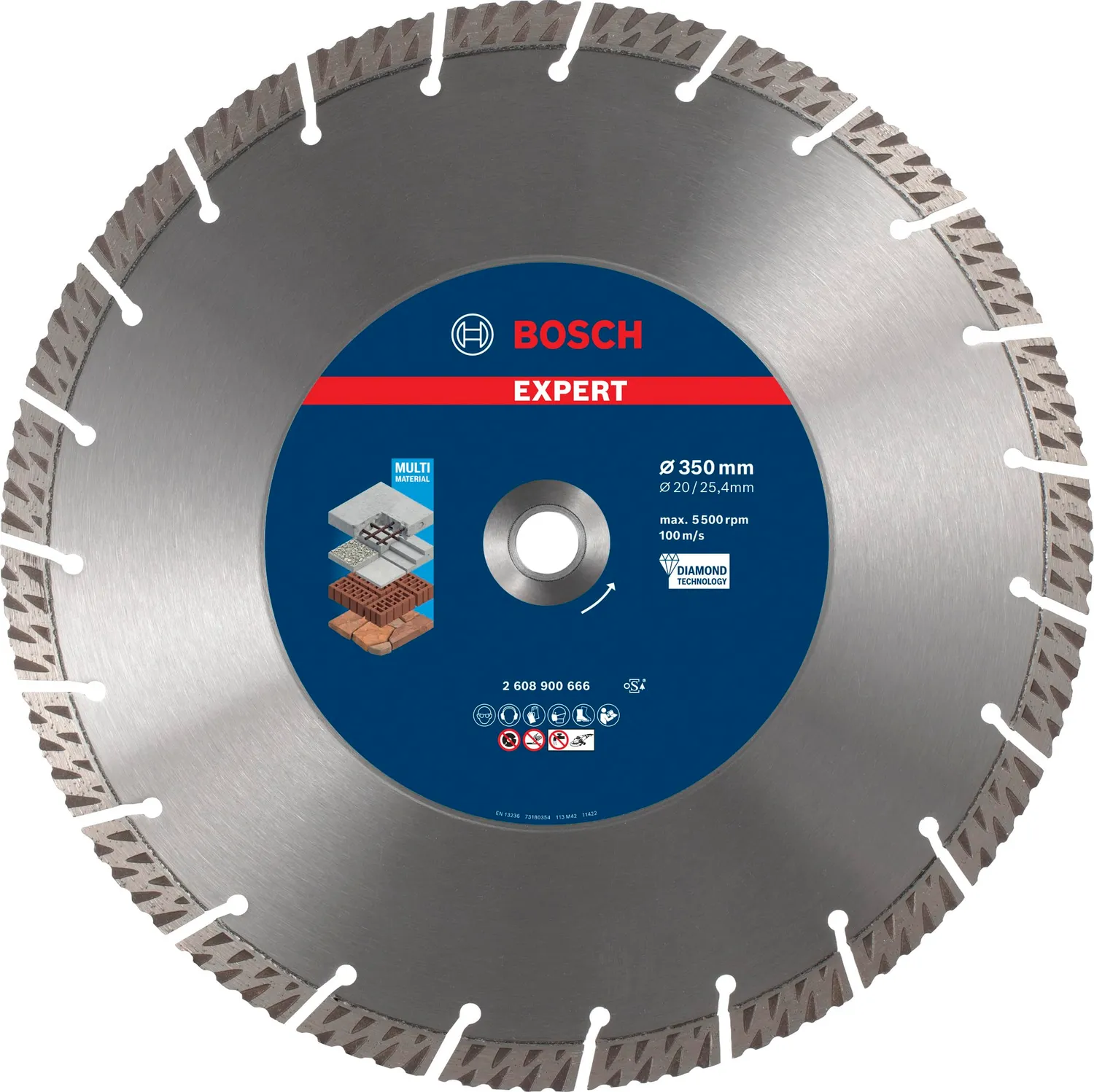 Bosch Expert MultiMaterial disco diamantato 400 mm per cemento armato