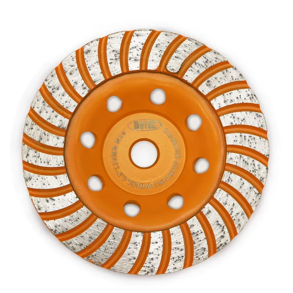 BGTEC Mola diamantata Turbo Row 115 mm M14 per cemento