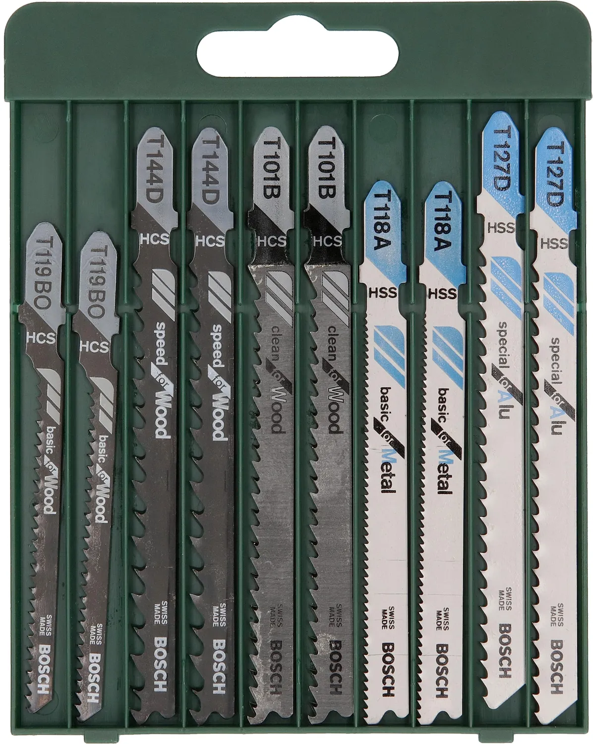 Bosch Expert lame seghetto Wood and Metal 10 pz codolo T
