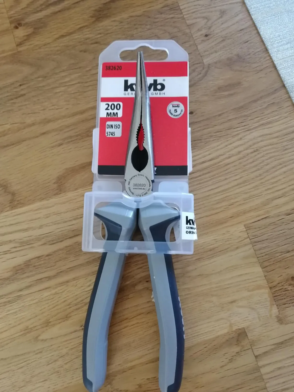 KWB Profi 382620 pinza becchi piatti 200 mm 45°