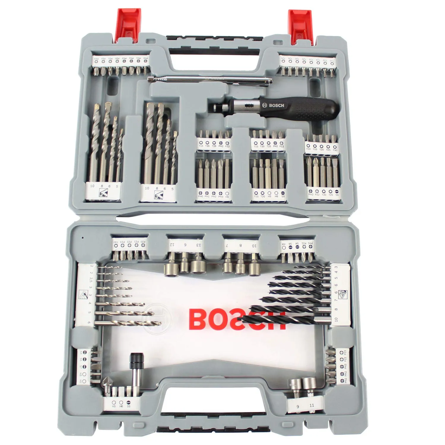 Bosch Expert X-Line set punte e bit 49pz legno metallo cemento
