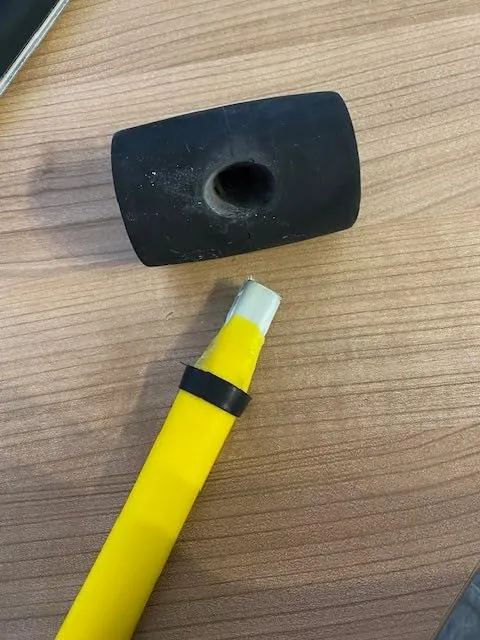 S&R Martello in Gomma 45 mm 230 g Nero