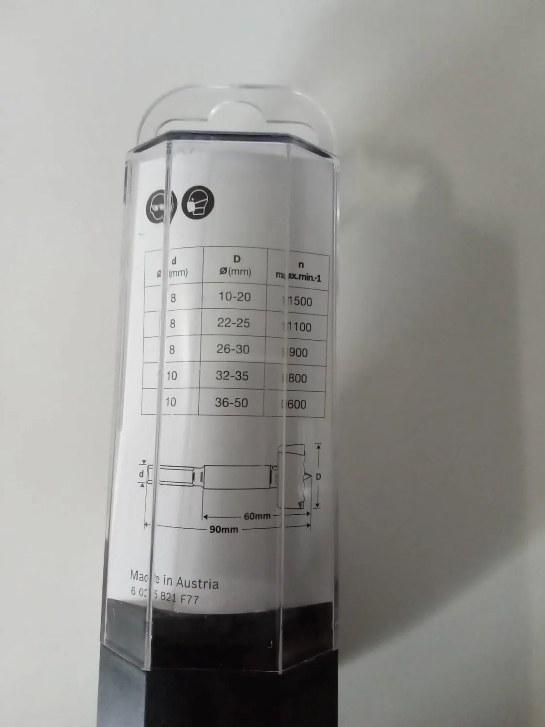 Bosch Expert punta Forstner legno 10 mm 90 mm codolo 8 mm