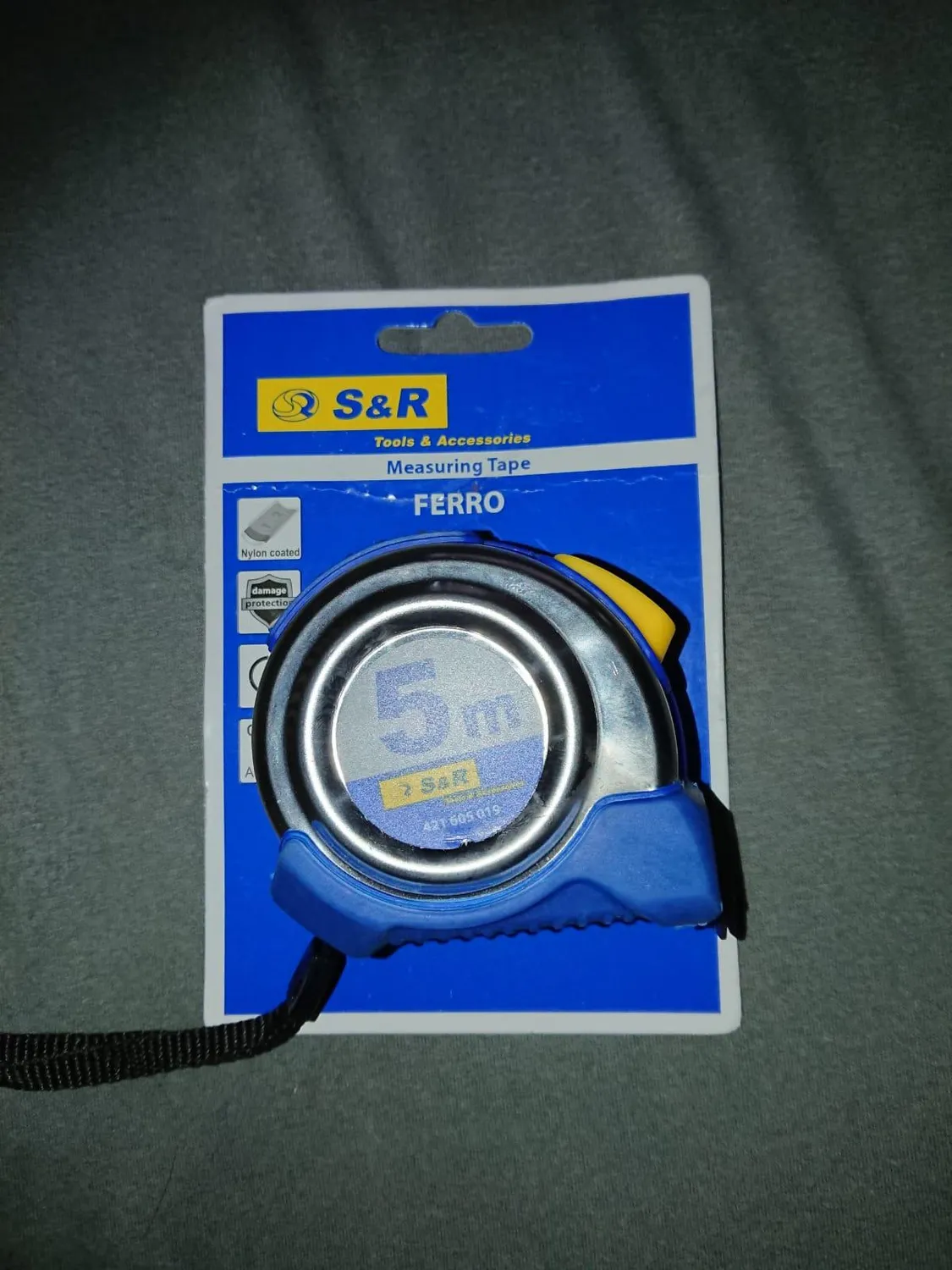 S&R Metro a nastro Ferro 5 m x 19 mm custodia inox autolock