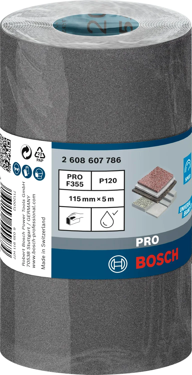 Bosch Expert PRO C355 rotolo abrasivo 93 mm x 5 m