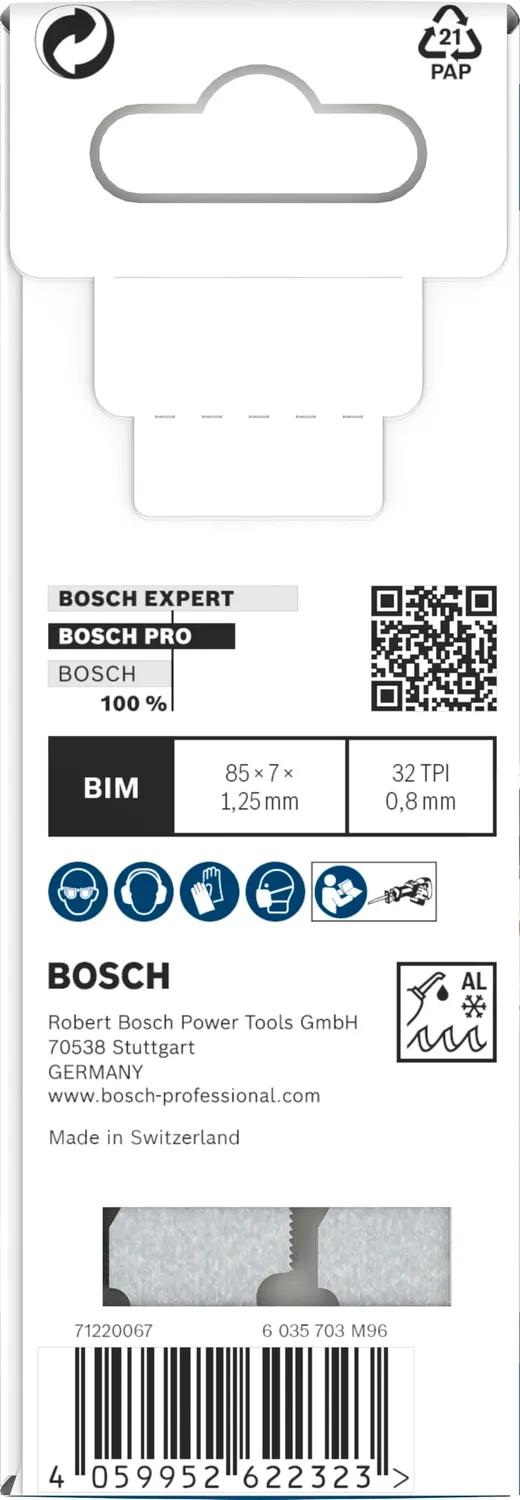 Bosch Expert Pro Thin Metal S325GF lama sciabola 5 pezzi