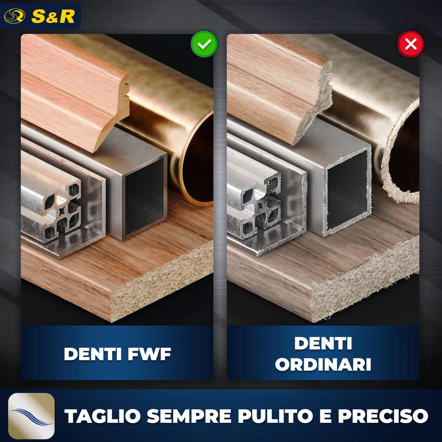 S&R Lama Circolare 190x30 60 Denti Multimateriale