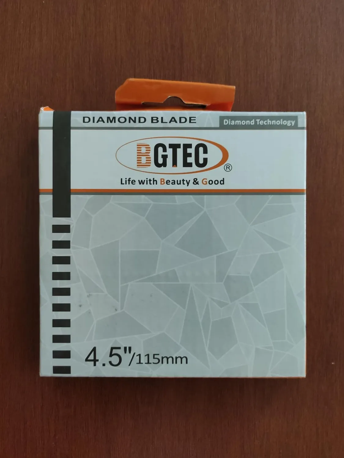 BGTEC disco diamantato 115 mm triangolare per gres ceramica