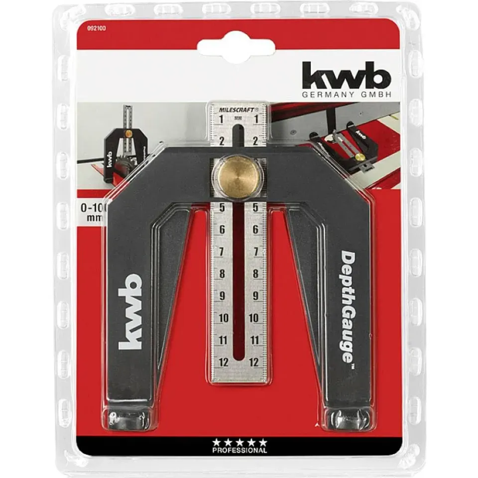 kwb calibro profondità fresatrici 0-100 mm analogico