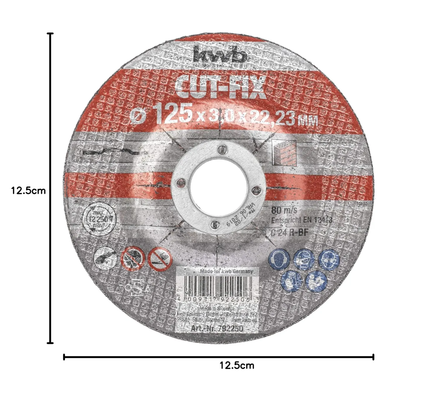 KWB 624720 Easy-Cut Lama seghetto 125 mm legno-metallo
