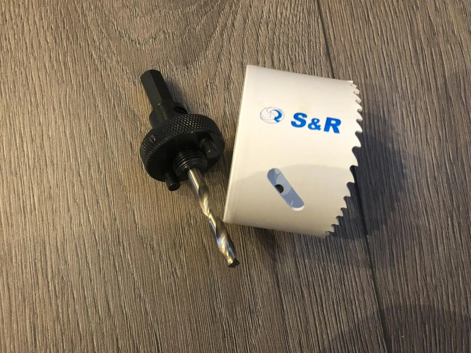 S&R Sega a tazza bimetallo 83 mm per metallo legno
