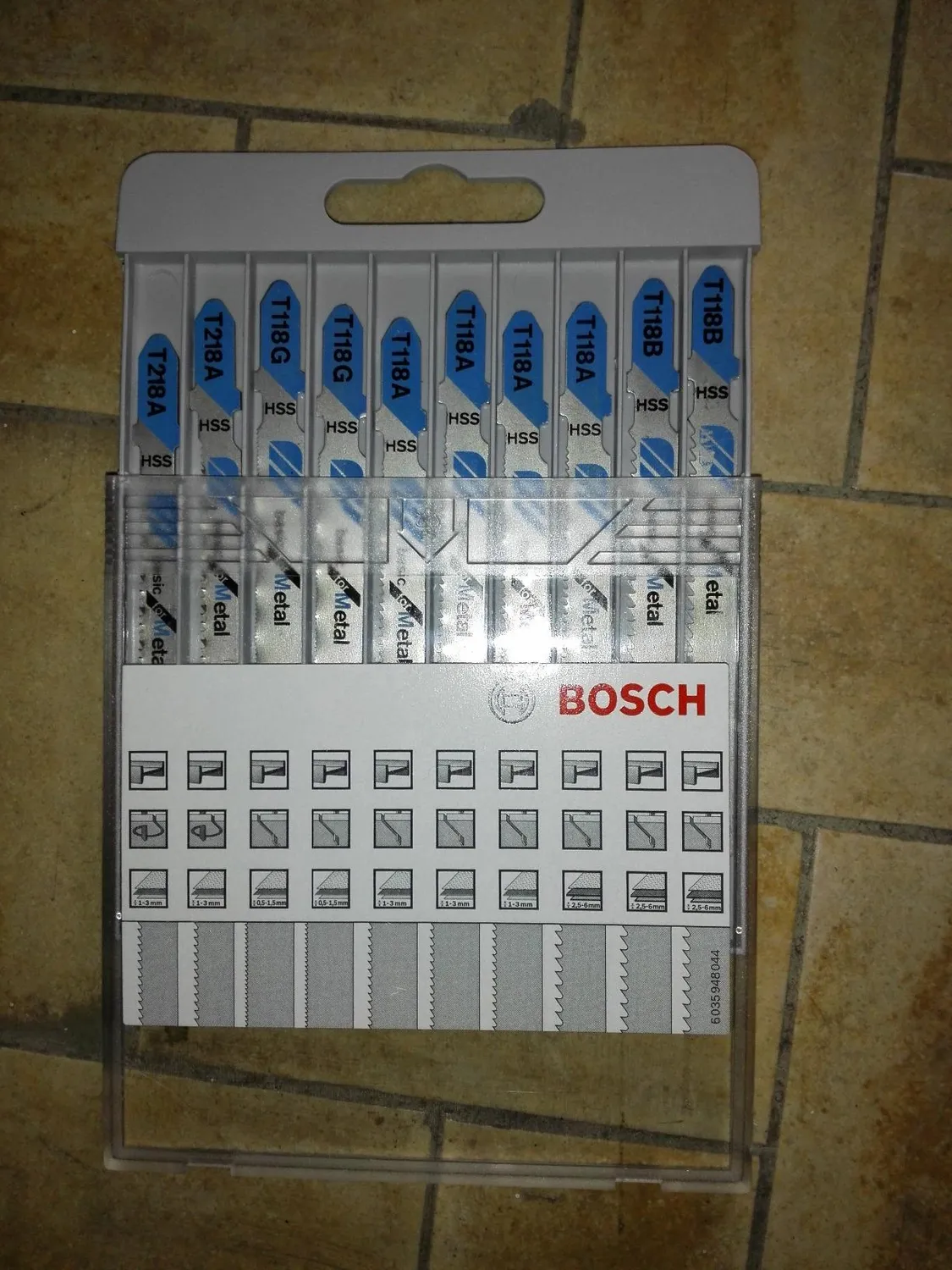 Bosch set lame seghetto alternativo per metallo