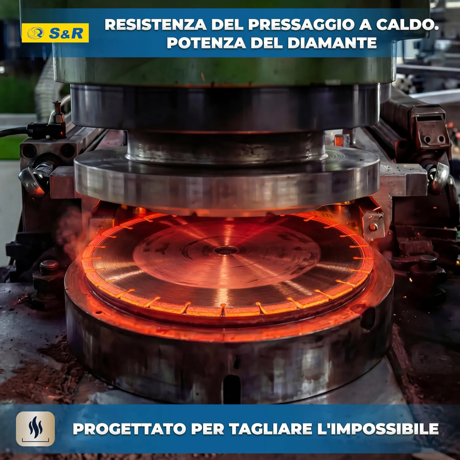 S&R disco diamantato segmentato 300 mm gres granito foro 25,4