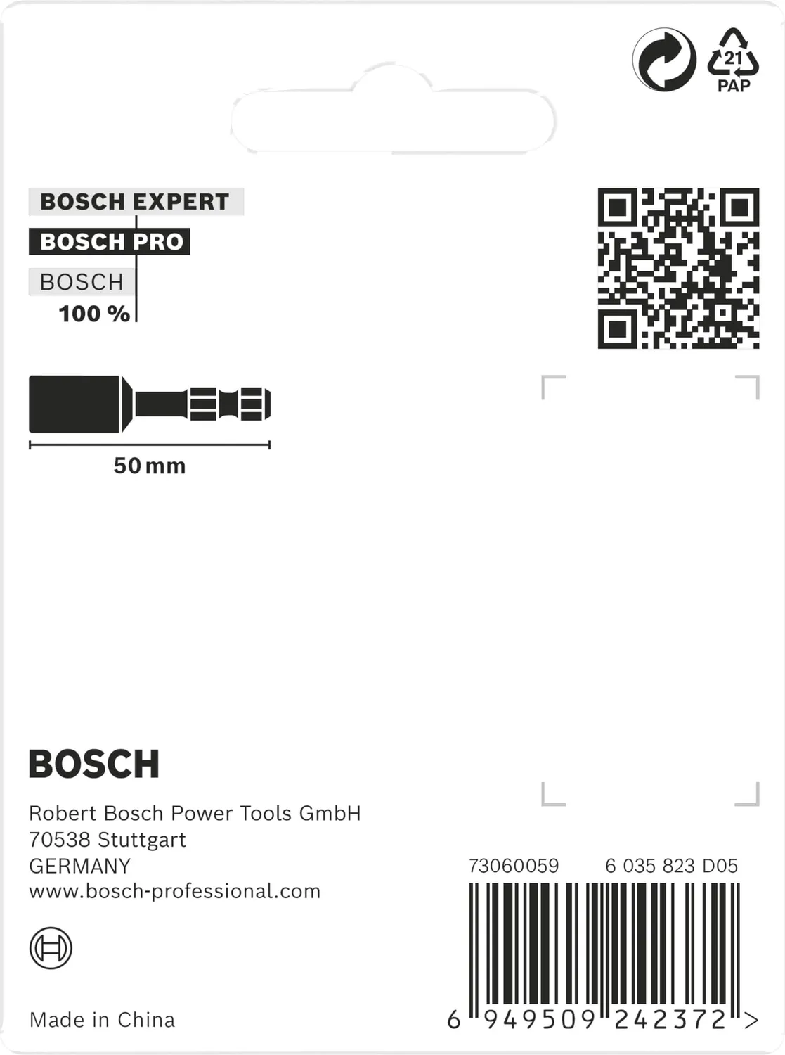 Bosch Expert PRO Impact bussola 8-10-13 mm 3 pezzi