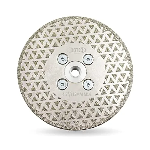 BGTEC disco diamantato 115 mm M14 per marmo e granito