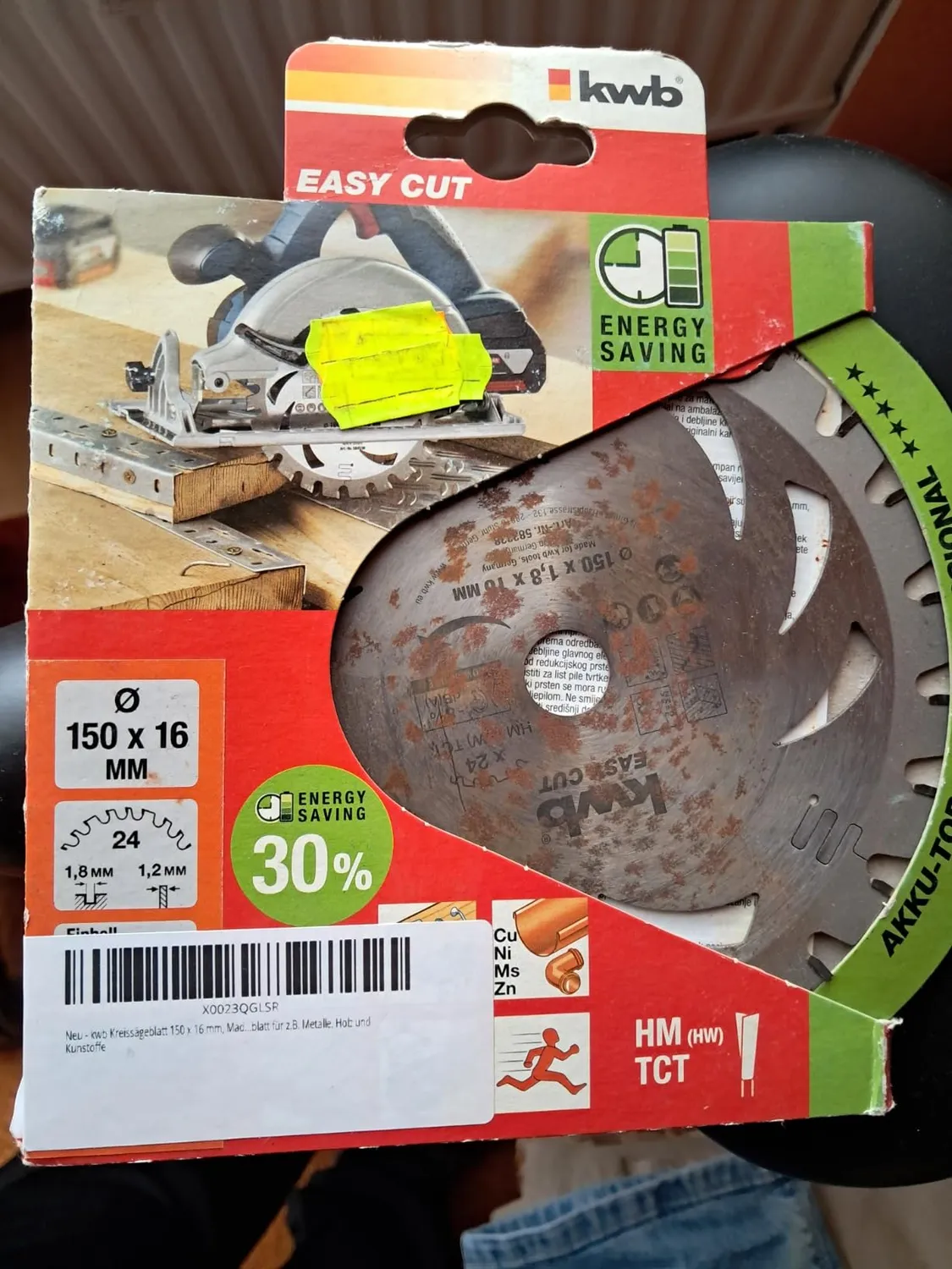 KWB Easy Cut AKKU-TOP 583338 lama circolare 150x16 mm universale
