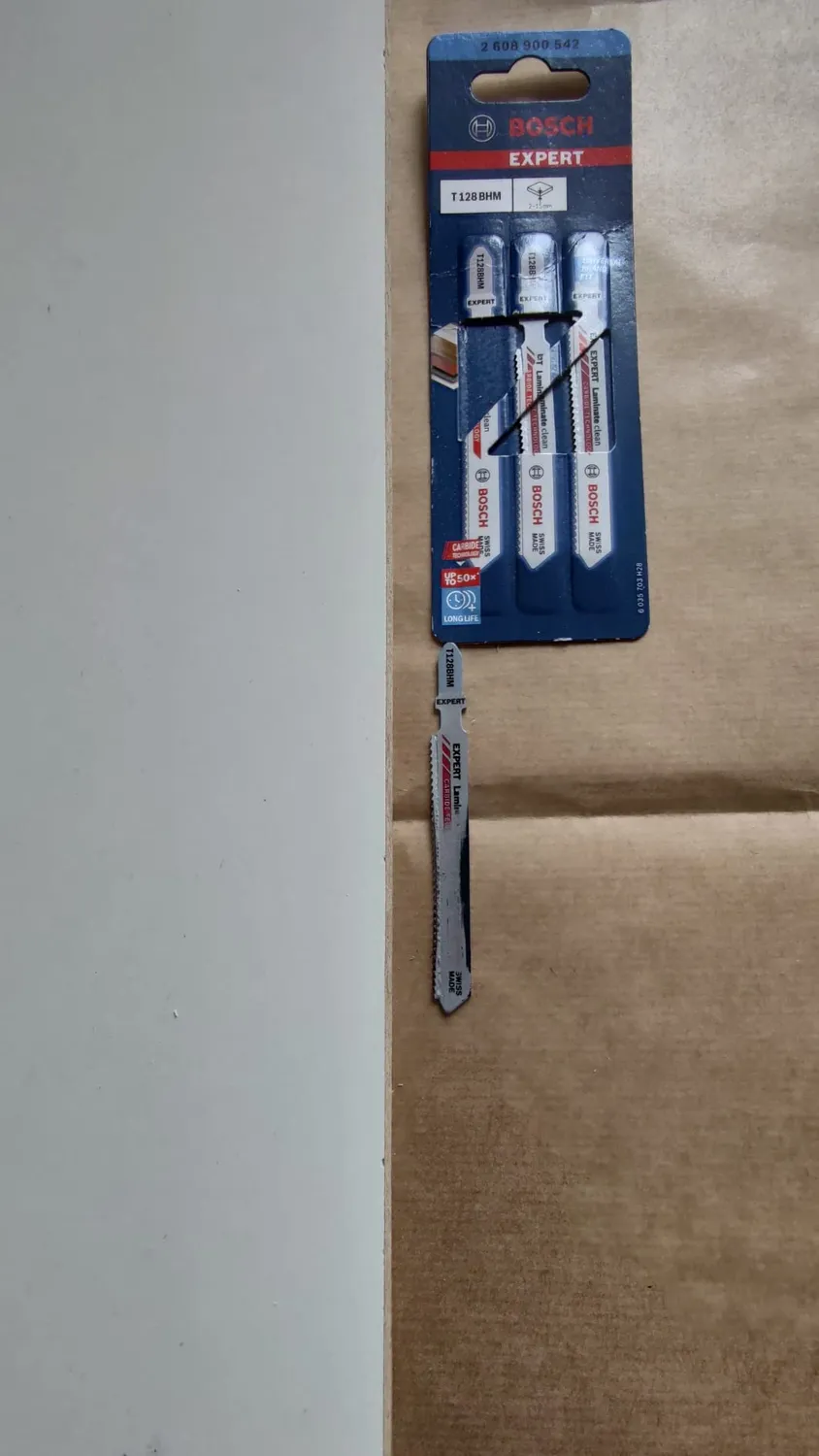 Bosch Expert Laminate Clean T128BHM lame seghetto 3 pz per laminato