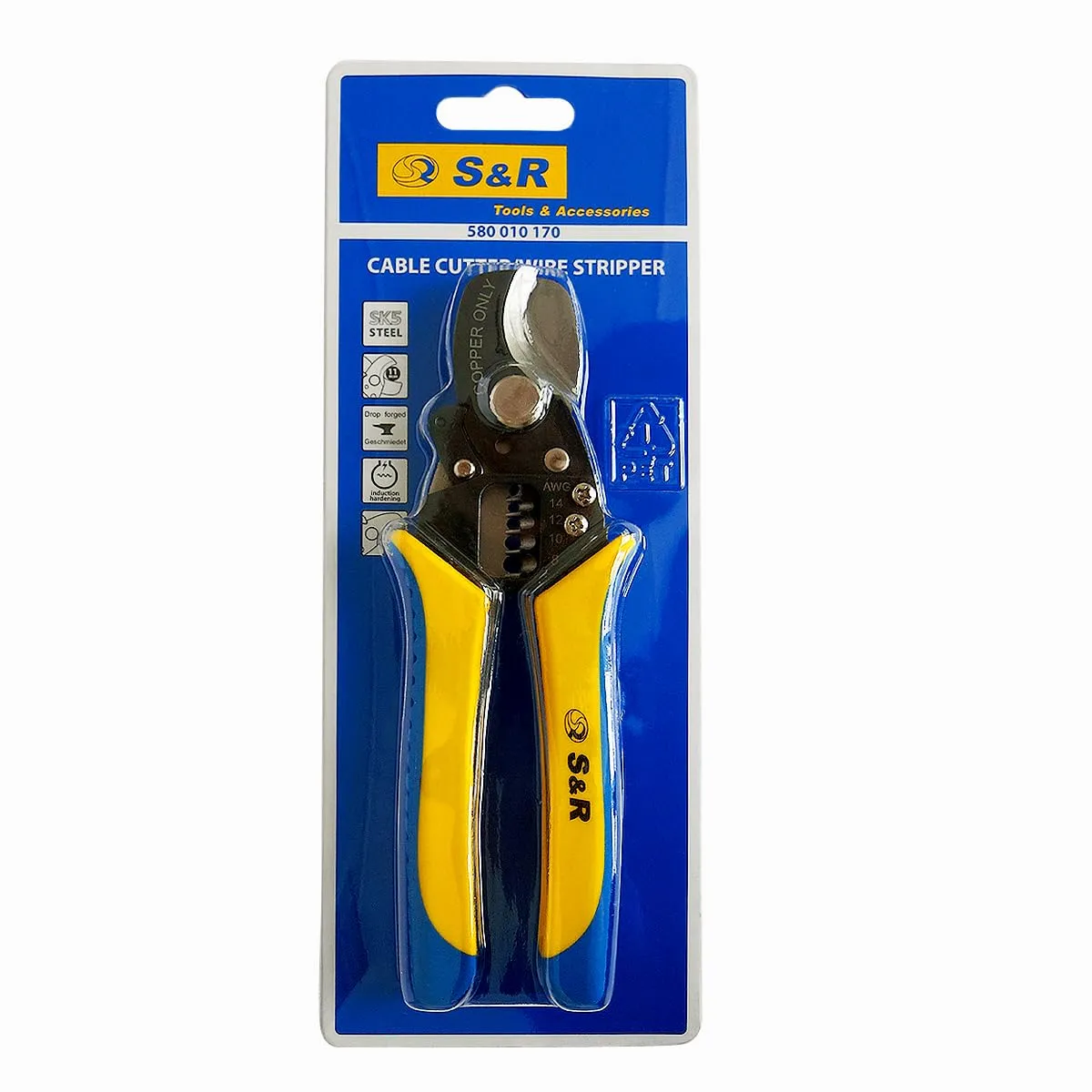 S&R PRO-CUT Pinza Tagliafili 170 mm per Rame