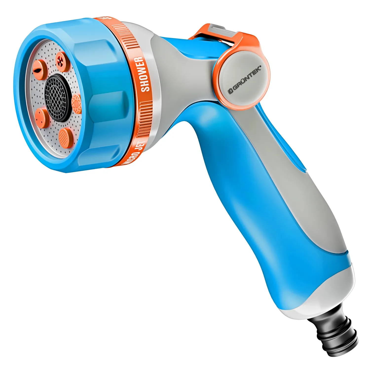 GRÜNTEK pistola acqua giardino metallo 3 spruzzi