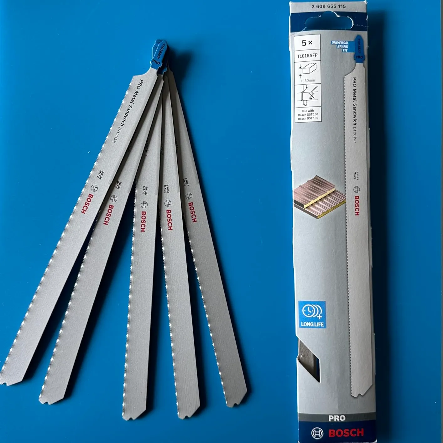 Bosch Pro Metal Sandwich lama gattuccio T1018AFP 5 pezzi