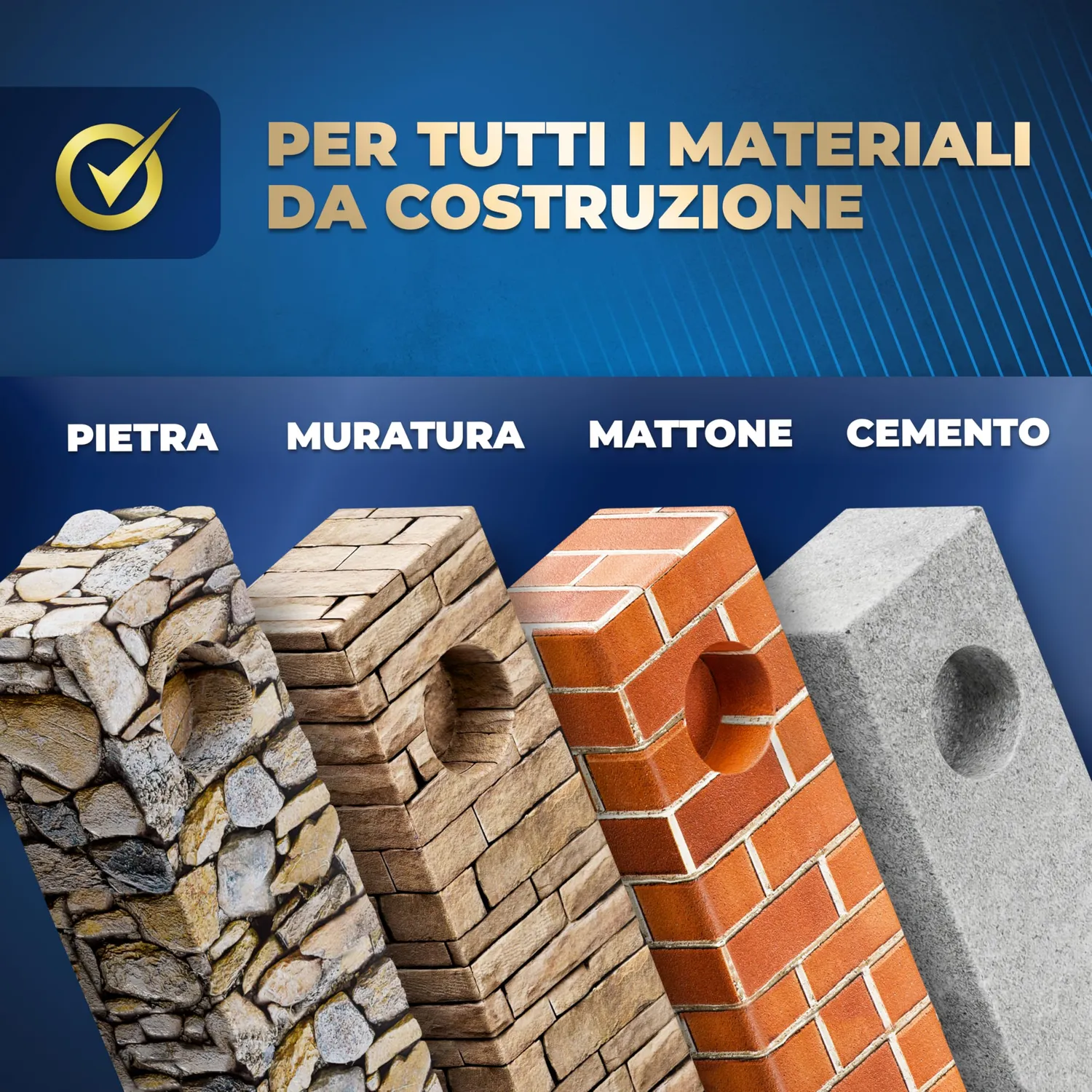 S&R fresa a tazza carotatrice muro 68 mm SDS-Plus grigia