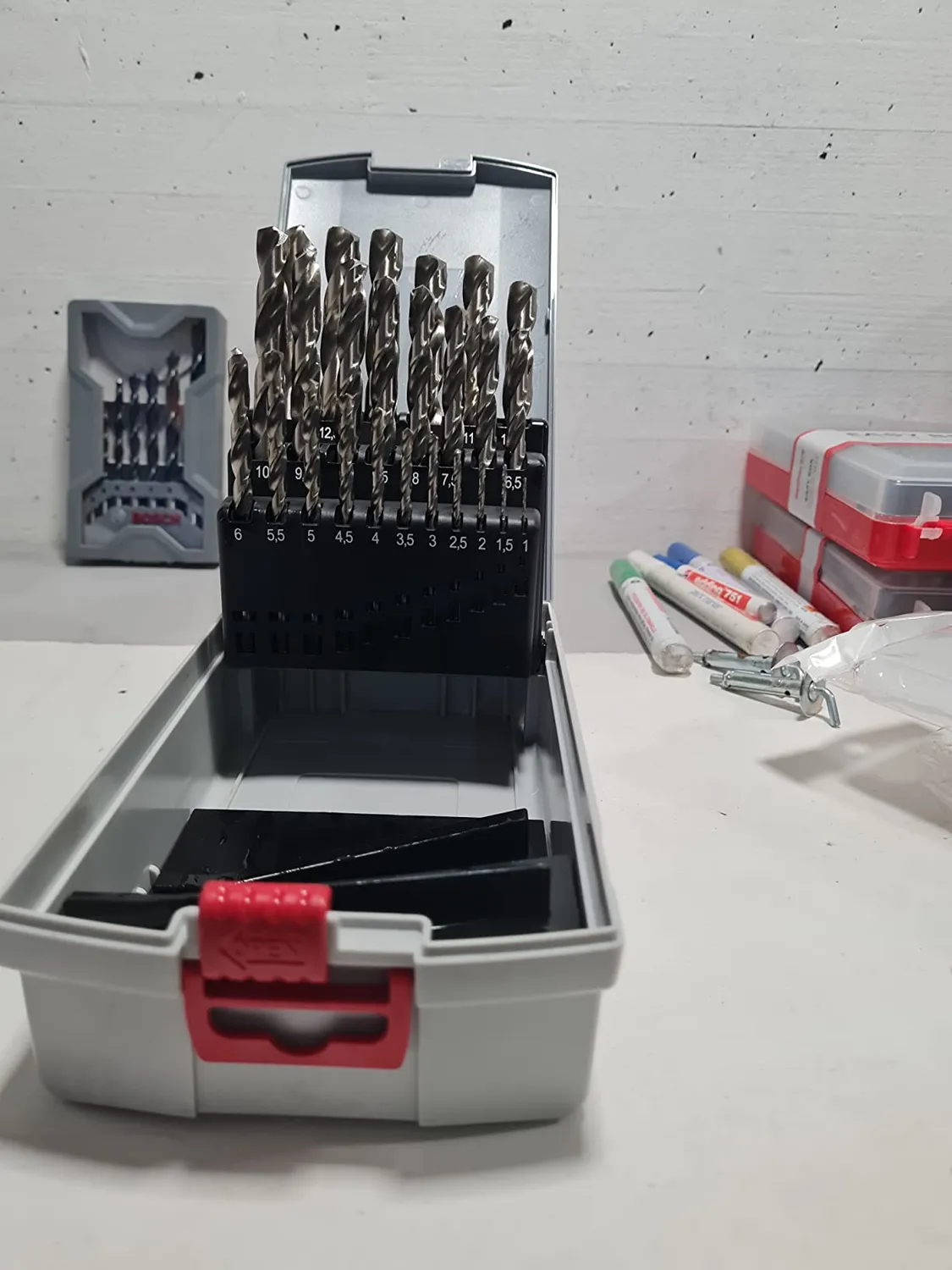 Bosch Expert Mini X-Line punte metallo HSS-G 7 pezzi