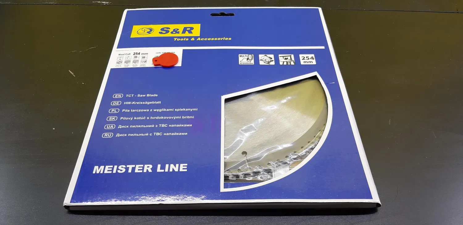S&R Meister Wood Lama Circolare 160x20 40 Denti per Legno