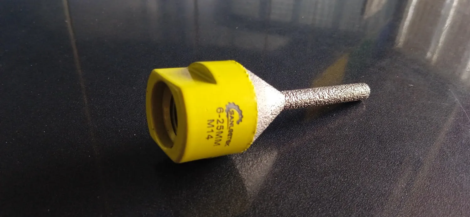 Sanleettek fresa diamantata 6-25 mm M14 per ceramica