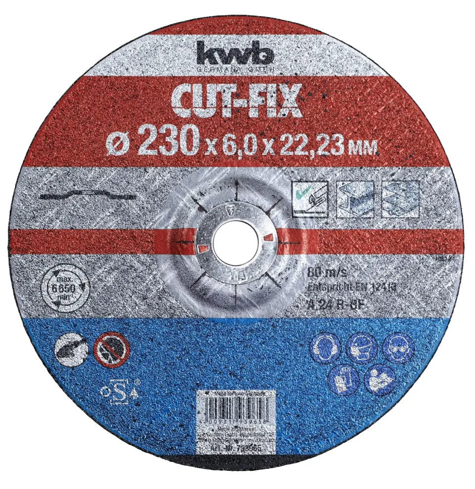 KWB Cut-Fix 793965 disco sgrossatura metallo 230 mm