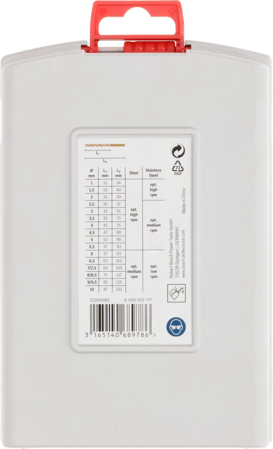 Bosch Expert Set Punte Metallo HSS-Co 19 Pezzi per Inox