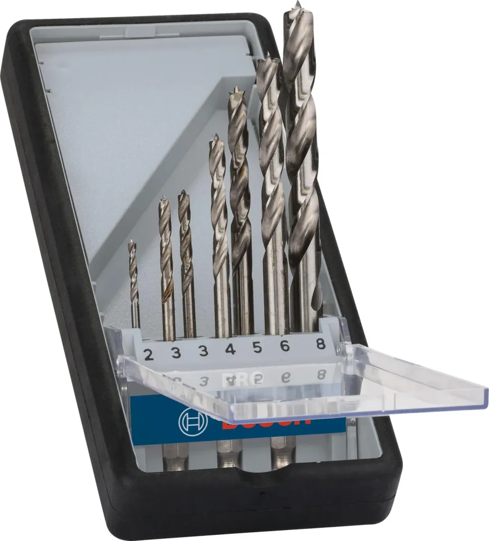 Bosch PRO Wood set punte legno 2-8 mm 7 pezzi