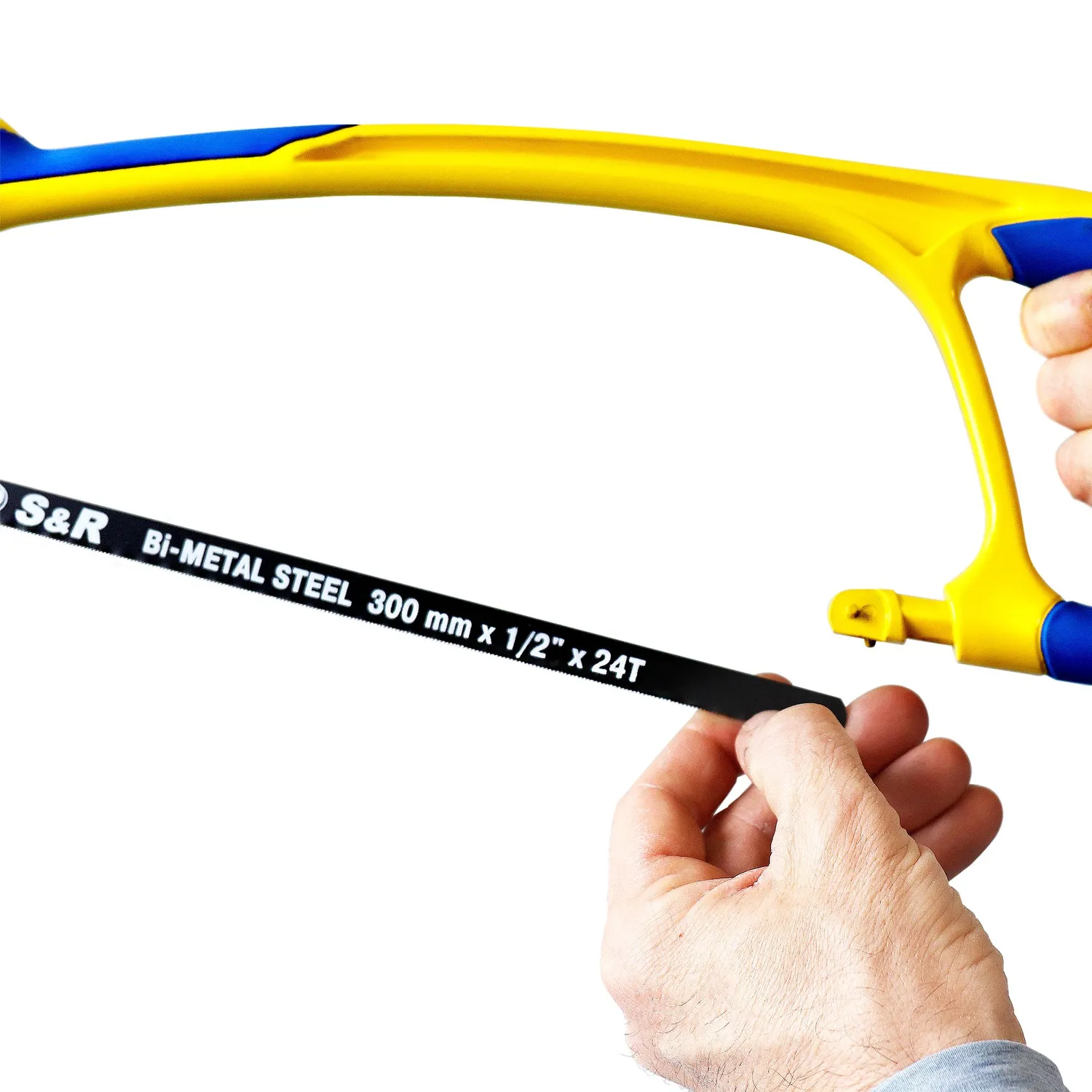 S&R Seghetto Arco Metallo 300 mm lama bimetallica 24 TPI