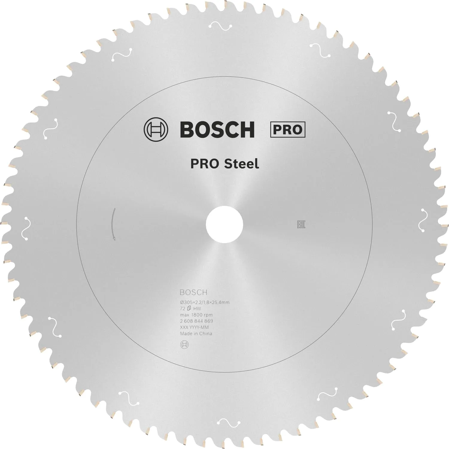 Bosch PRO Steel lama circolare 254 mm T52 25,4 mm acciaio