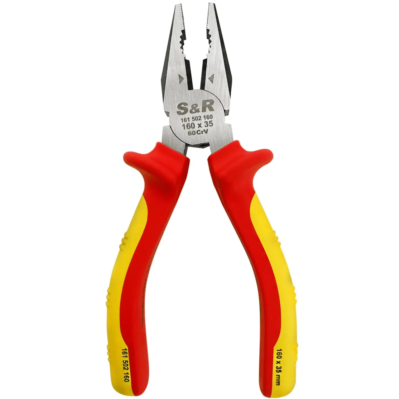 S&R Pinza Elettricista Universale 200 mm VDE 1000V