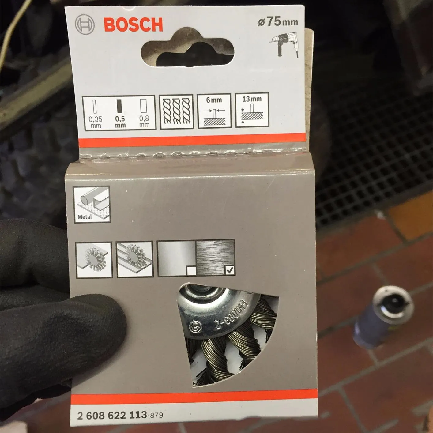 Bosch Expert PRO Metal Heavy spazzola disco filo intrecciato