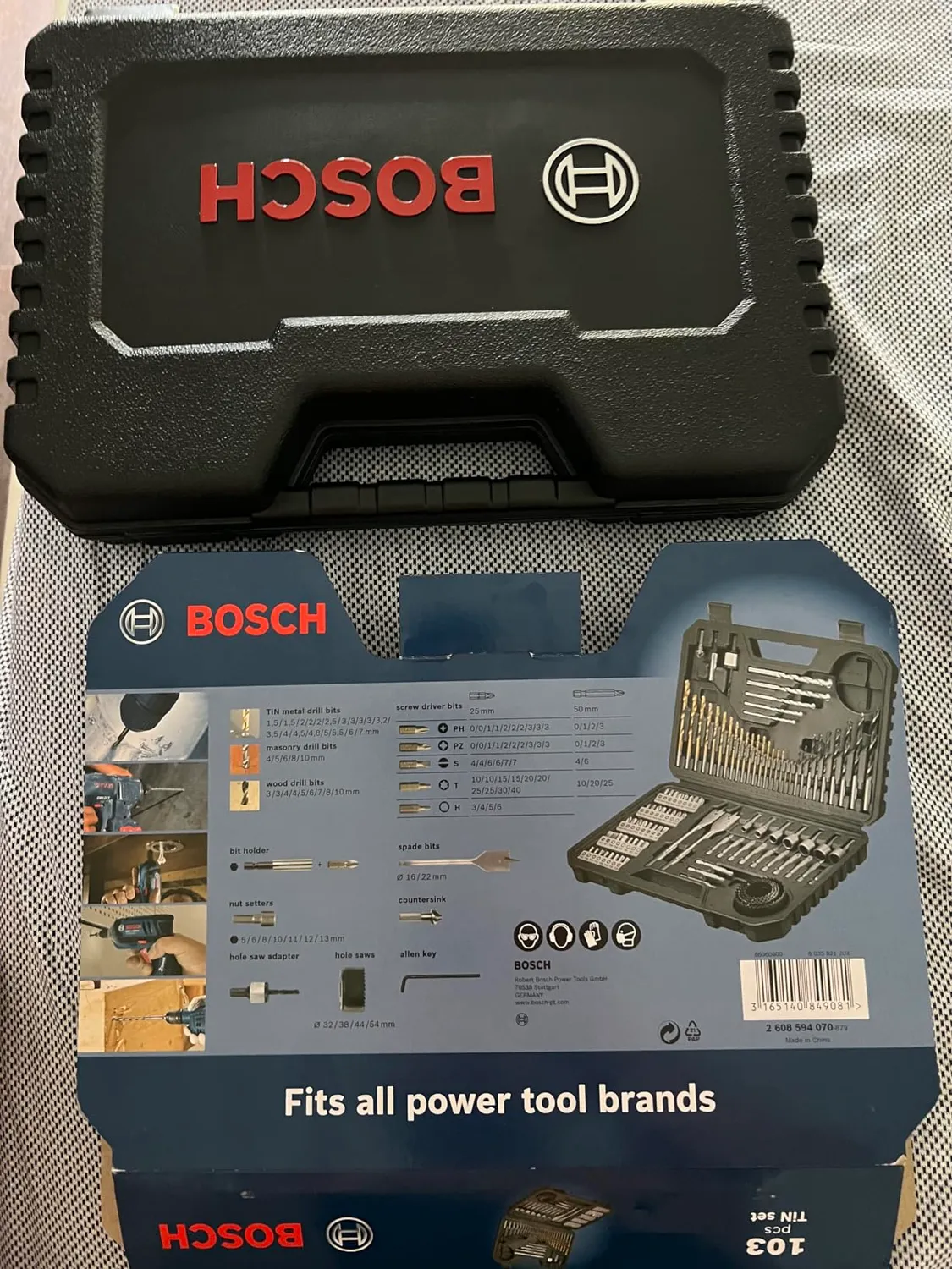Bosch Expert set punte e bit legno pietra metallo 103 pezzi