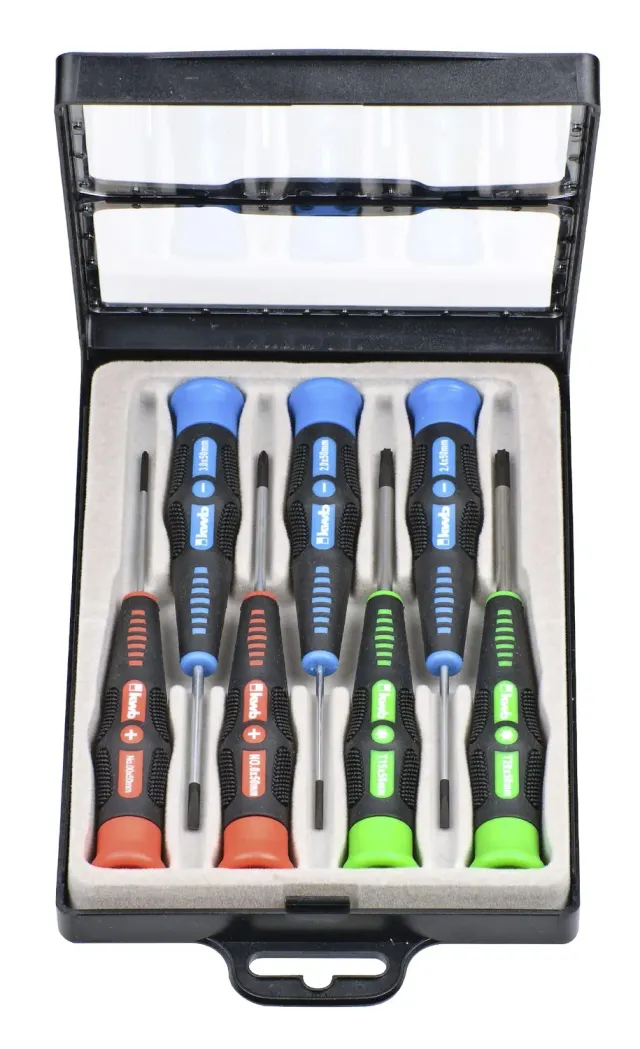 KWB set 7 cacciaviti 146200 taglio croce valigetta