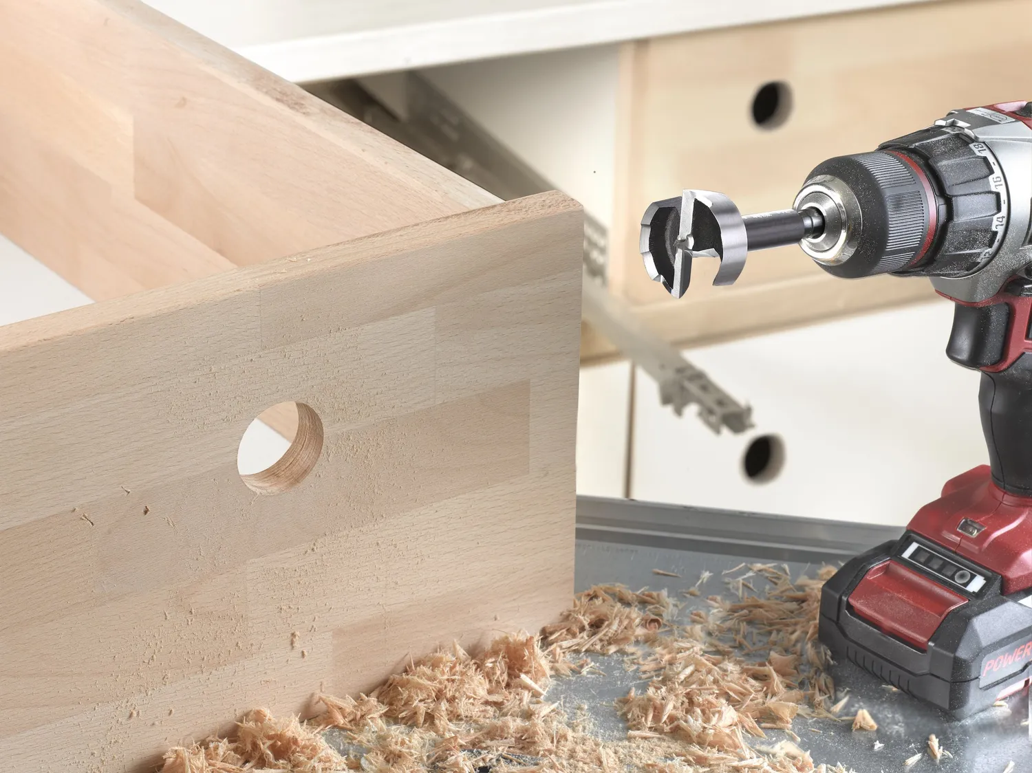 KWB AKKU-TOP Speed punte Forstner legno 5 pz 15-35 mm