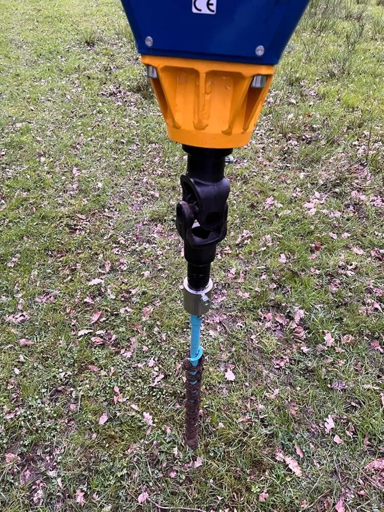 Brunnental trivella terreno 40 mm elicoidale metallo duro giardino