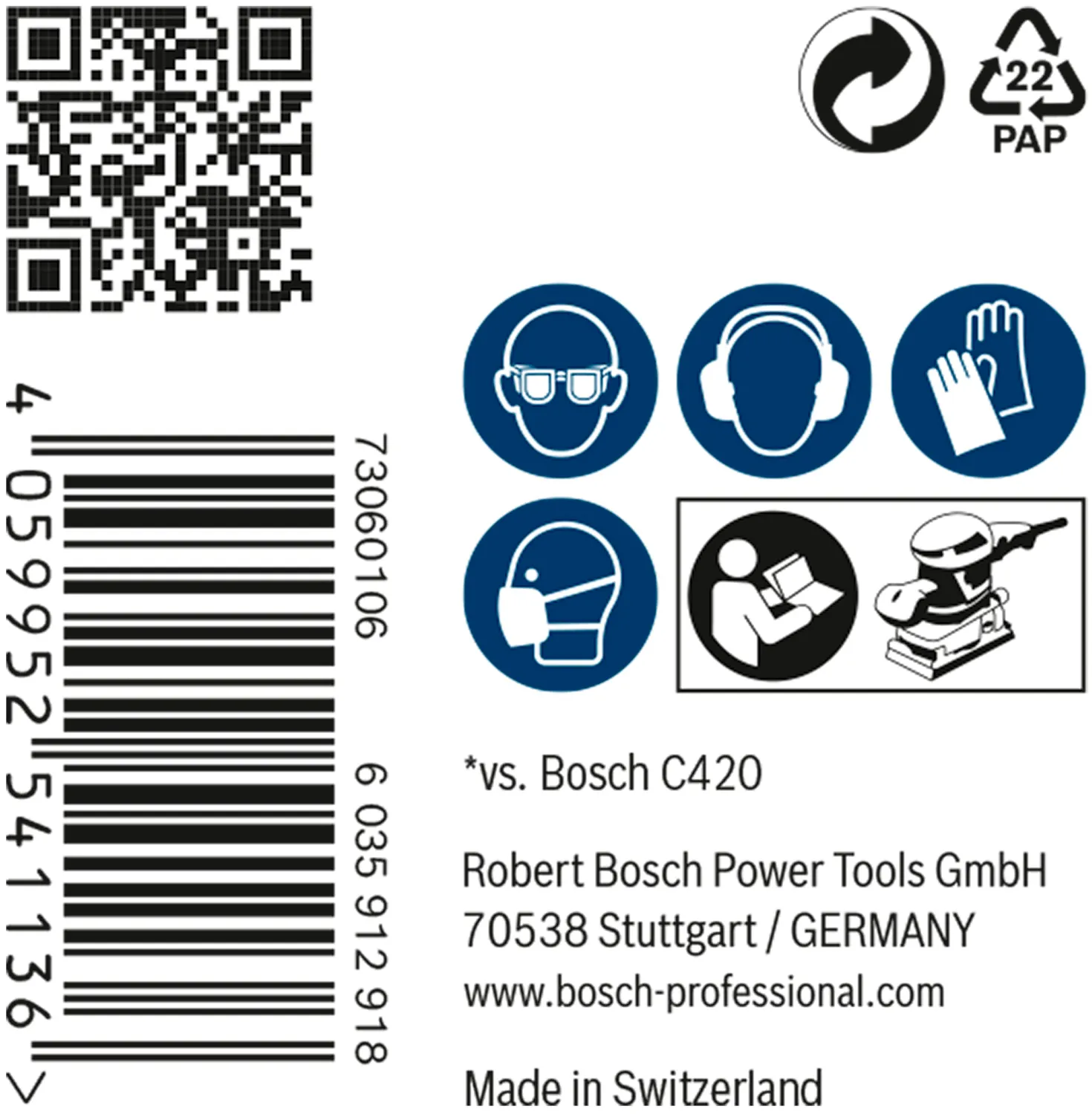 Bosch Expert M480 abrasivo a rete 115x230 G400 50 pz