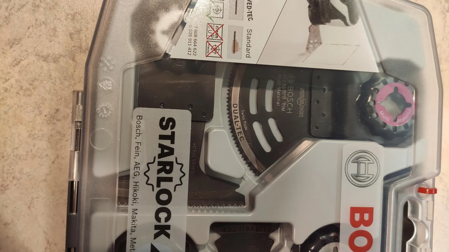 Bosch Expert Starlock set lame multifunzione 6 pz multimateriale