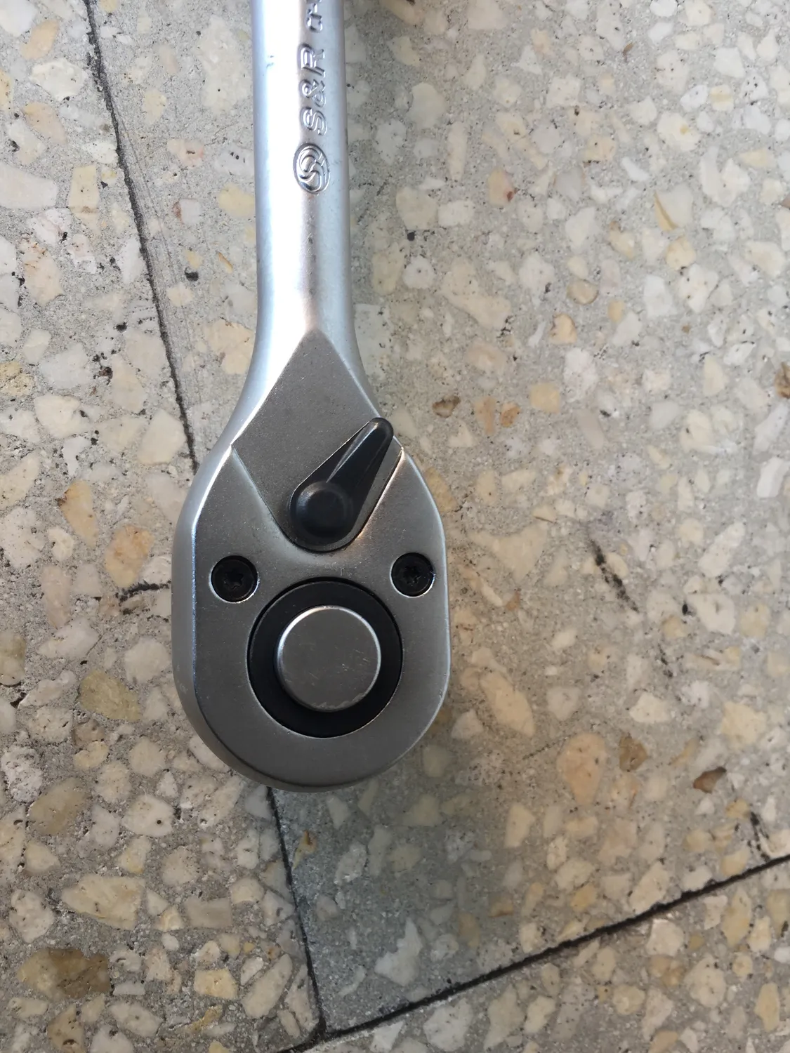 S&R Chiave a cricchetto 1/2 26cm curva 45 denti