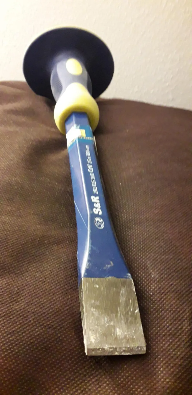 S&R Scalpello a punta 295x4 mm paracolpo cemento