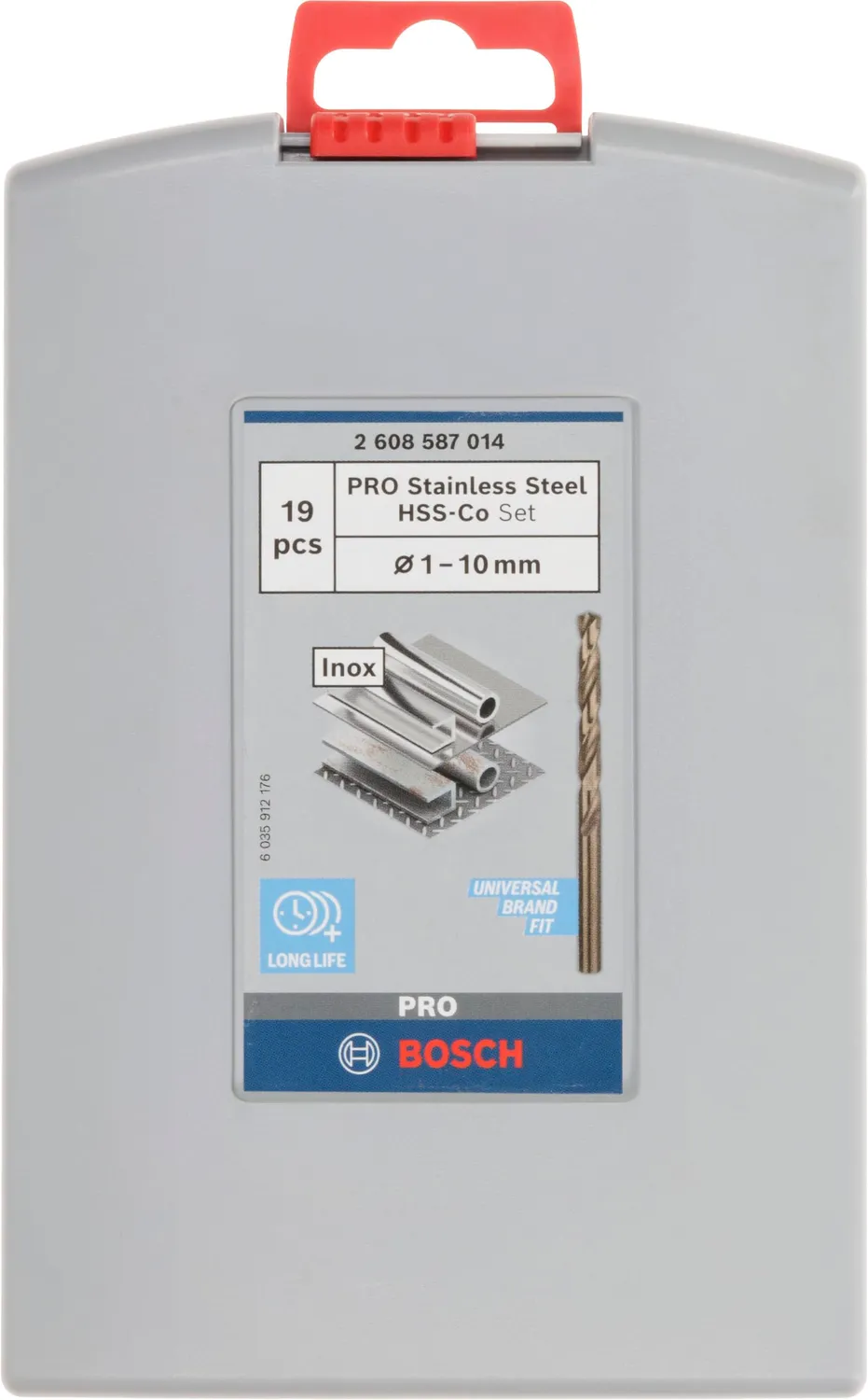 Bosch Expert Set Punte Metallo HSS-Co 19 Pezzi per Inox