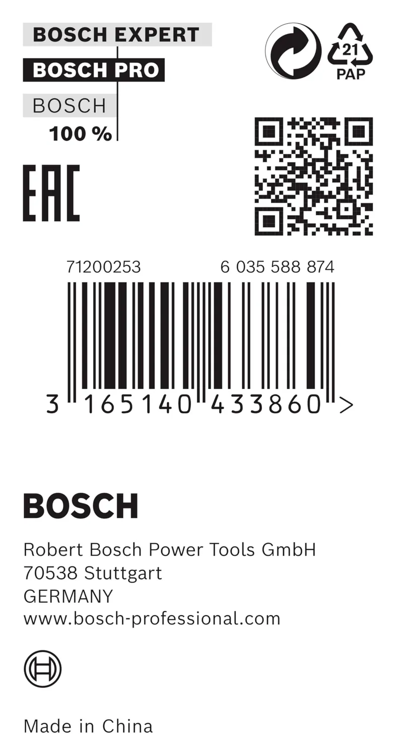 Bosch PRO anello riduzione 30x20x1,5 mm lama circolare