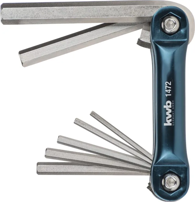 KWB 1472-00 set chiavi esagonali 9 pezzi cromato